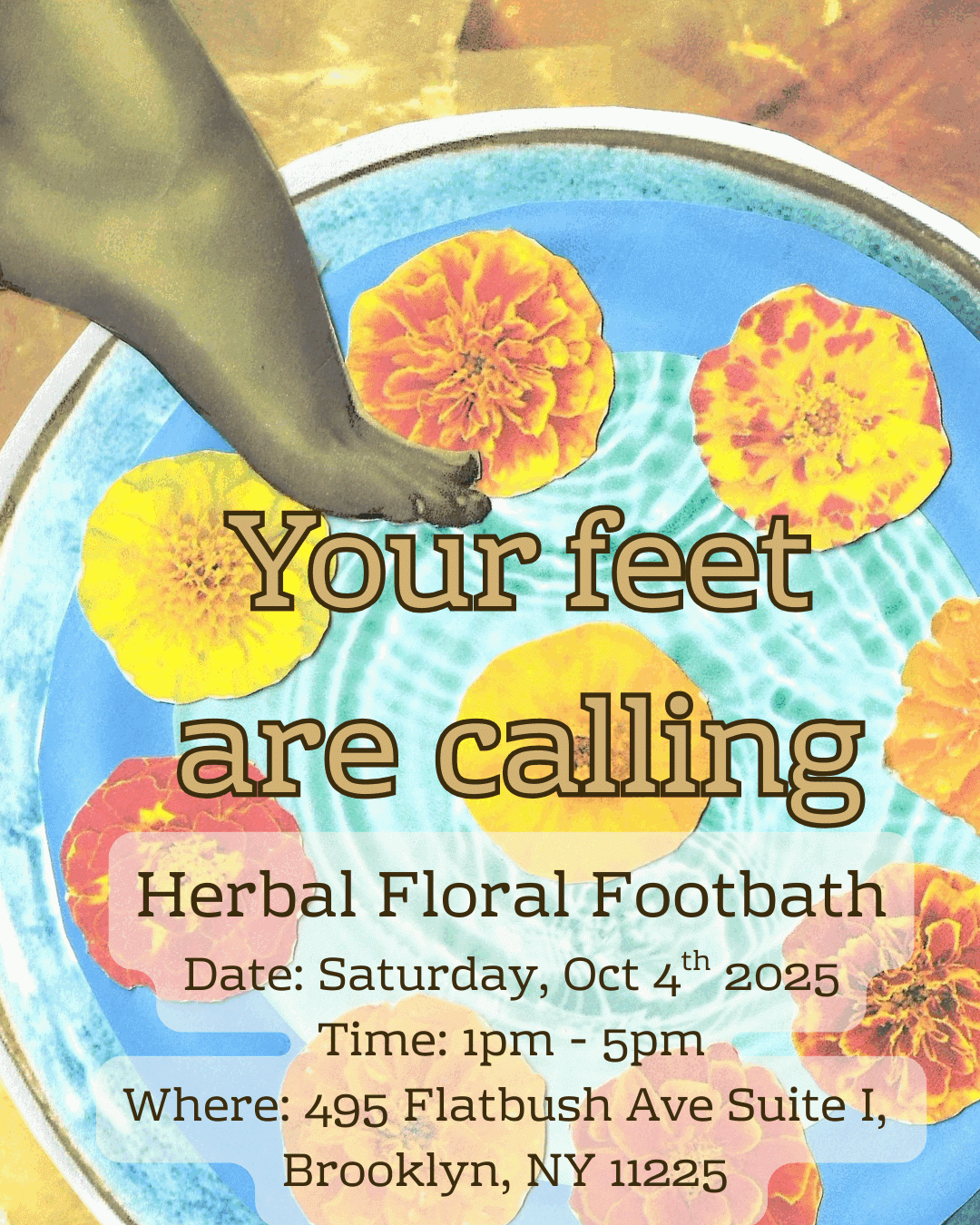 Herbal Floral Foot Bath (Liberated Lands x Amulet Fairy)