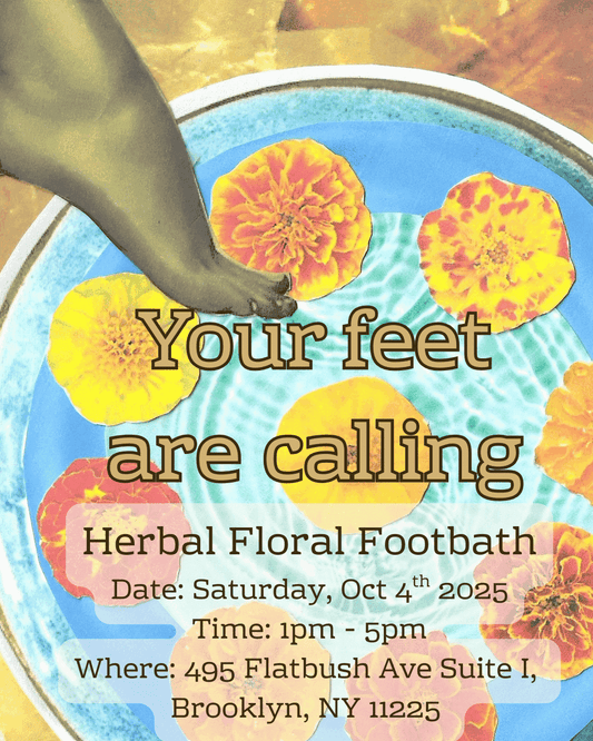 Herbal Floral Foot Bath (Liberated Lands x Amulet Fairy)
