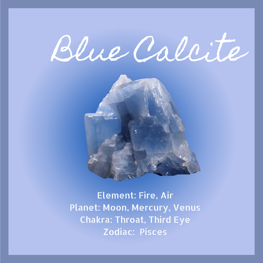 Blue Calcite Chunk