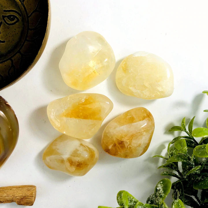 Citrine Tumbled "Money Stone"