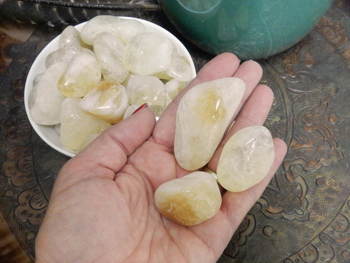 Citrine Tumbled "Money Stone"