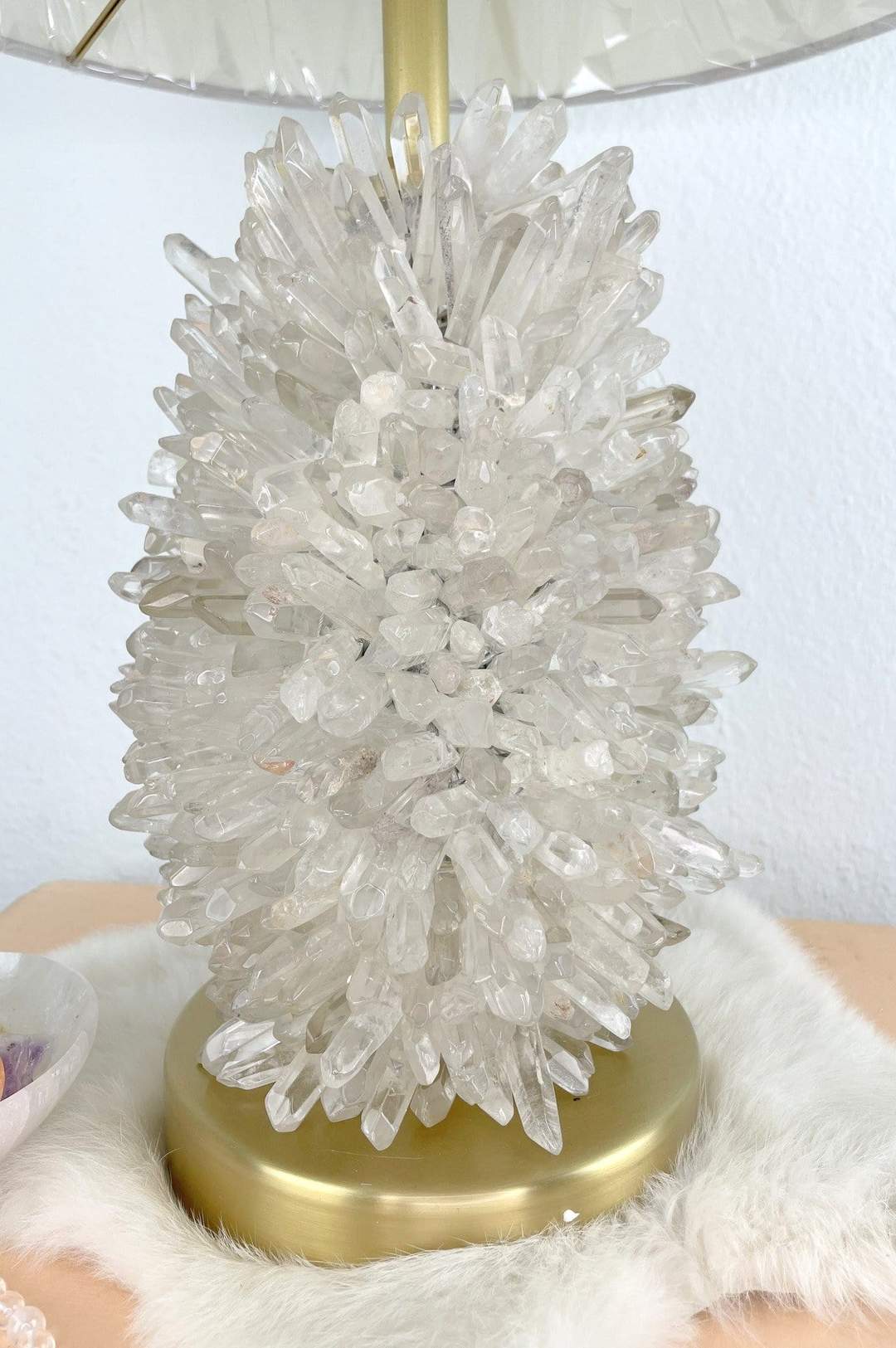 Crystal Quartz Polished Points Lamp