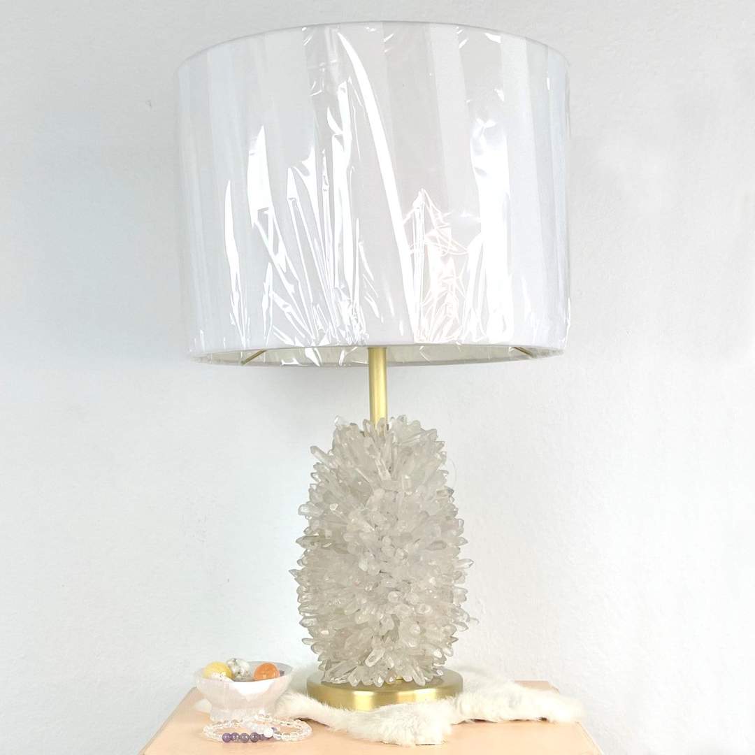 Crystal Quartz Polished Points Lamp
